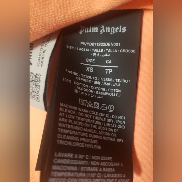 NWT'S PALM ANGEL'S🌴 Sherbert Orange🍊100% Cotton Shacket | Size XSMALL - Picture 7 of 16